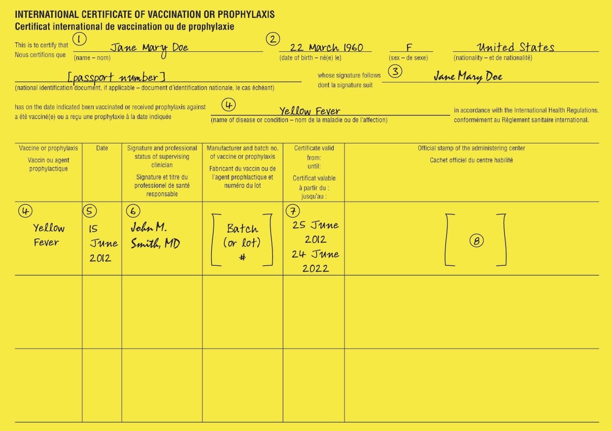 Yellow Fever Vaccination Immunize